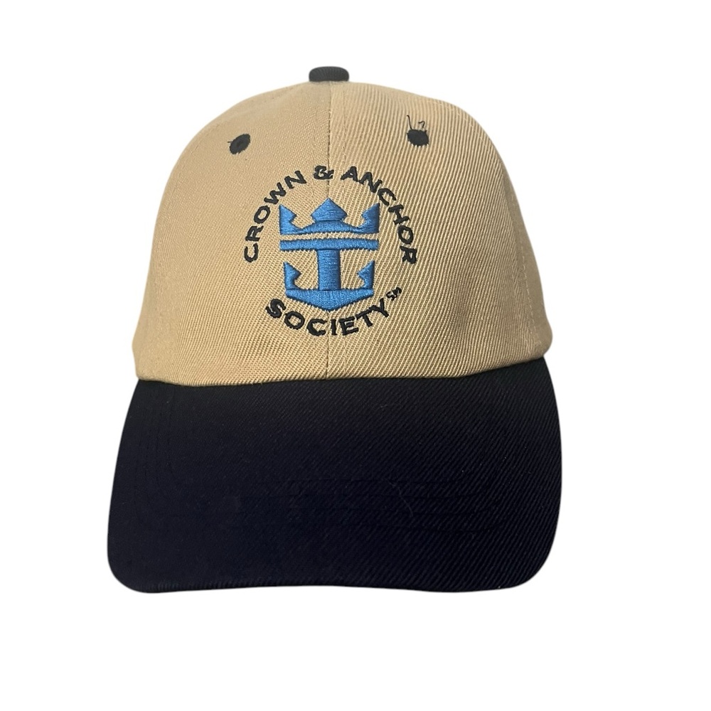 Royal Carribean Cruise Line RCCL Crown & Anchor Society Strap Back  Cap Hat OS